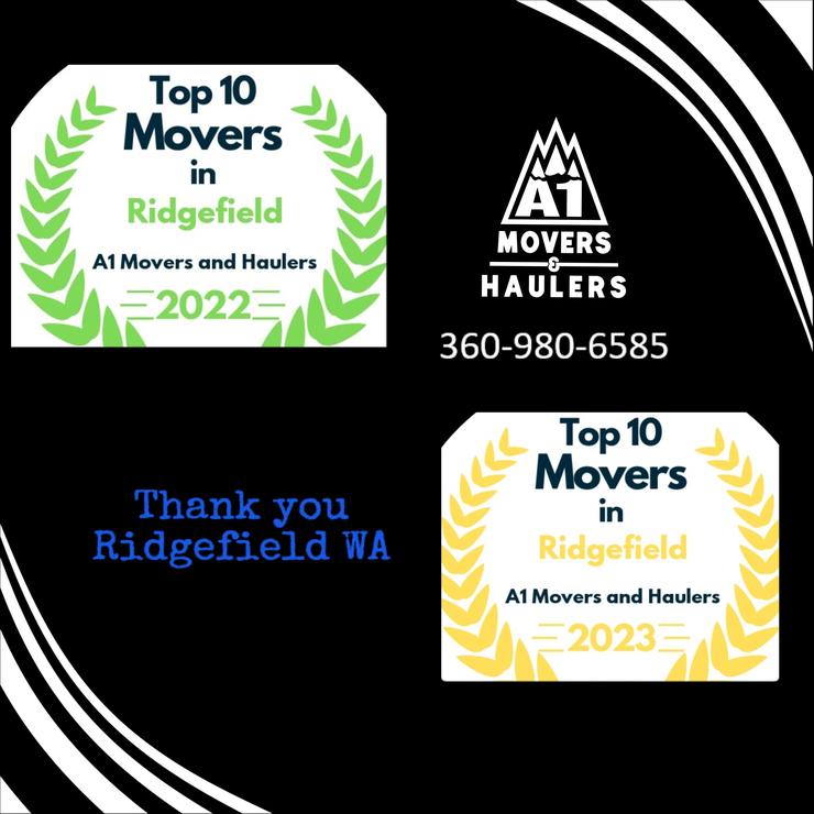 Top 10 Movers in Ridgefield Awards 2022 and 2023